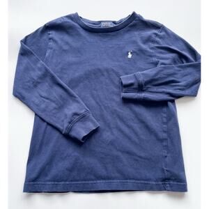 Polo Ralph Lauren Navy Blue Long Sleeve T-shirt Size 6